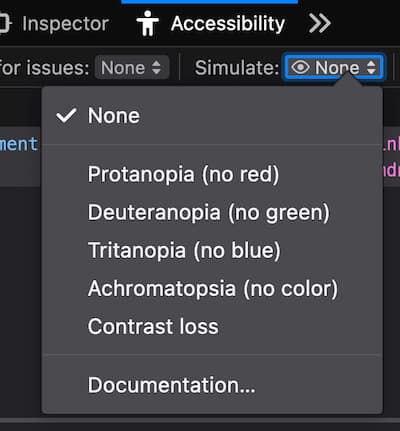 Đoạn giao diện trong công cụ dành cho nhà phát triển Firefox hiển thị popup mô phỏng