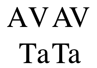 Ví dụ về font-kerning
