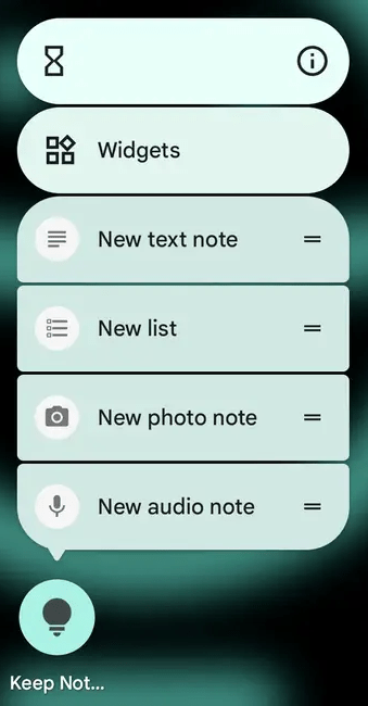 Trình khởi chạy ứng dụng Android, hiển thị một biểu tượng ứng dụng đã được nhấn giữ. Menu lối tắt được hiển thị, cho thấy các thao tác phổ biến